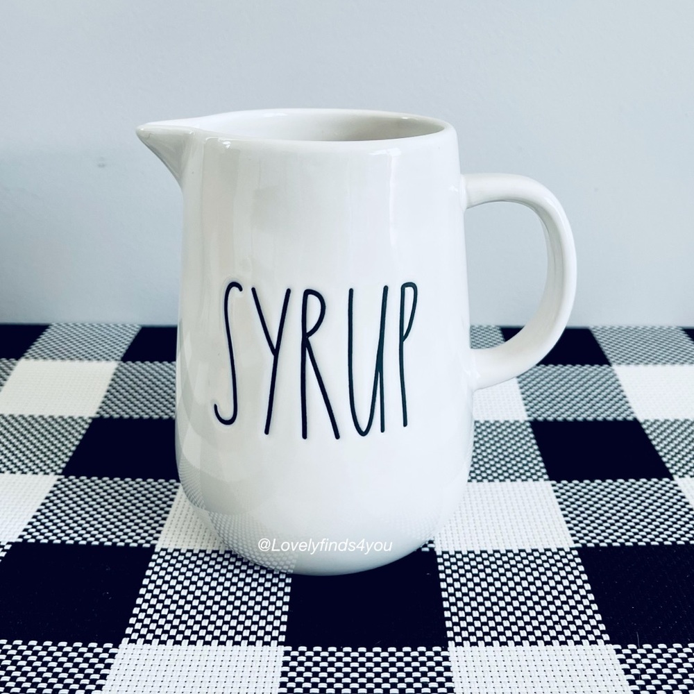 NEW Rae Dunn SYRUP pitcher